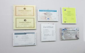 Physio Motion, certificate